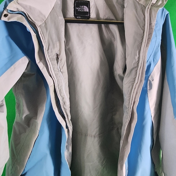 North Face Jacket Hyvent 2-in-1 Shell with Liner Medium BABY BLUE Ski - Picture 2 of 10